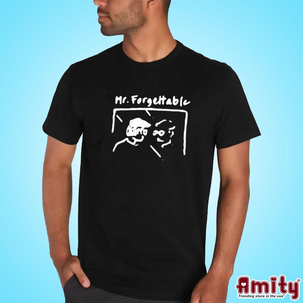 Official Miserable merch mr. forgettable art design t-shirt