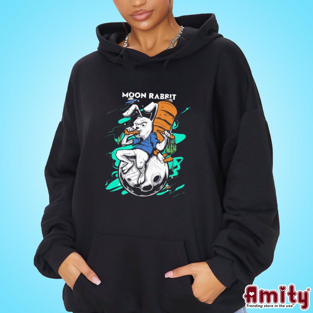 Official Moon rabbit art design t-s hoodie