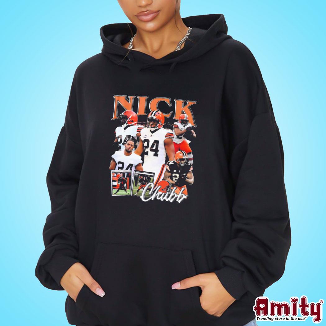 Official Nick Chubb photo design t-s hoodie