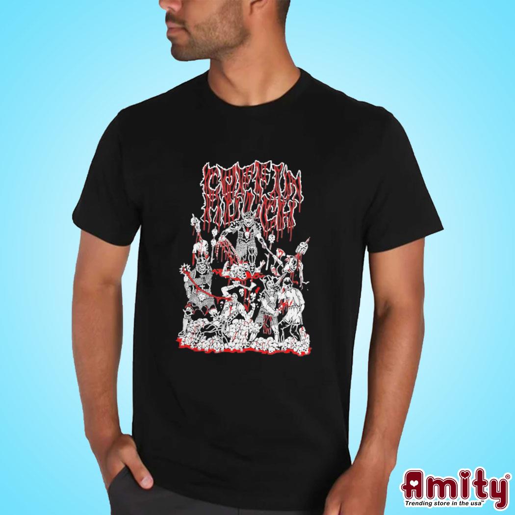 Official Night shift merch coffin mulch into the blood art design t-shirt