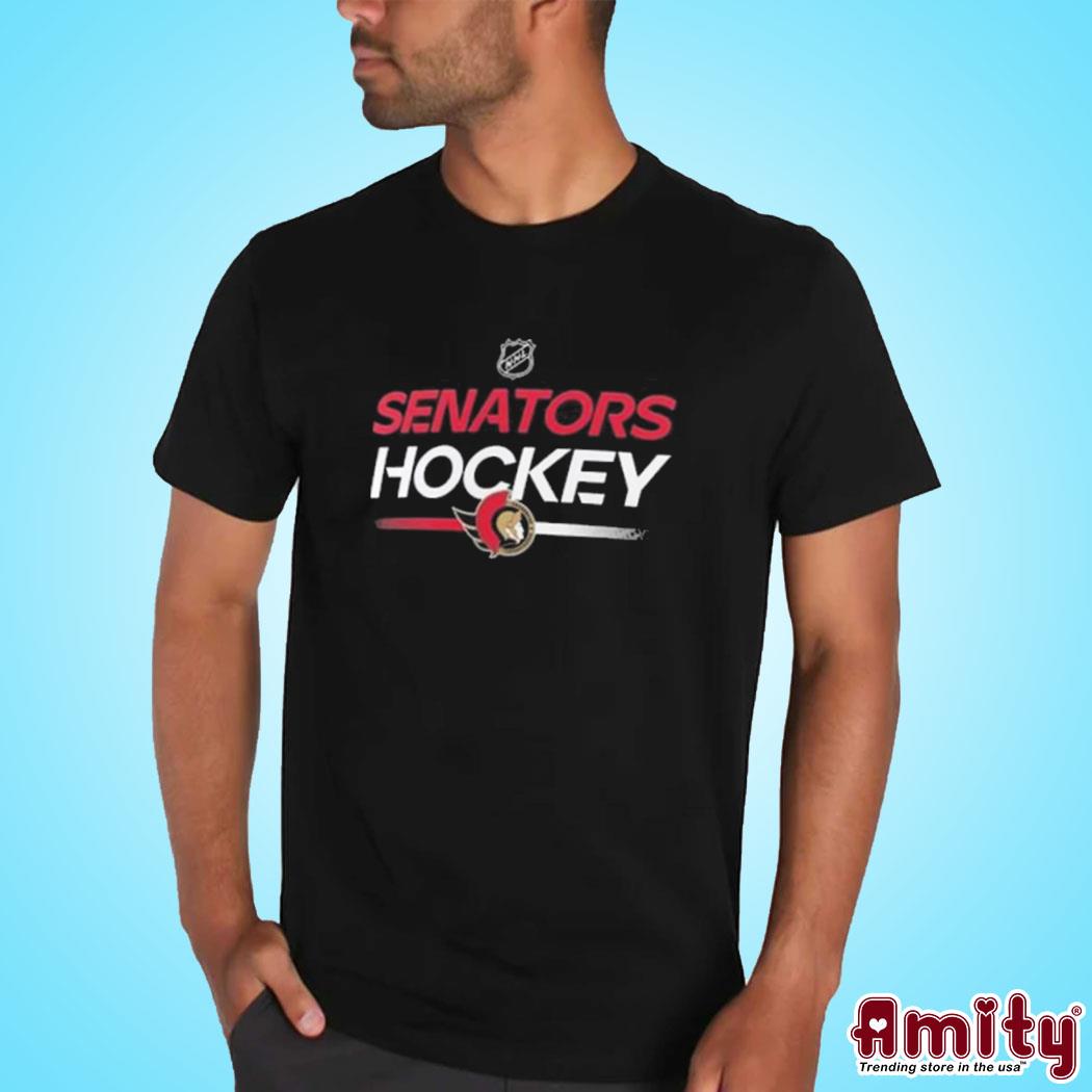 Official Ottawa senators authentic pro primary replen logo design t-shirt