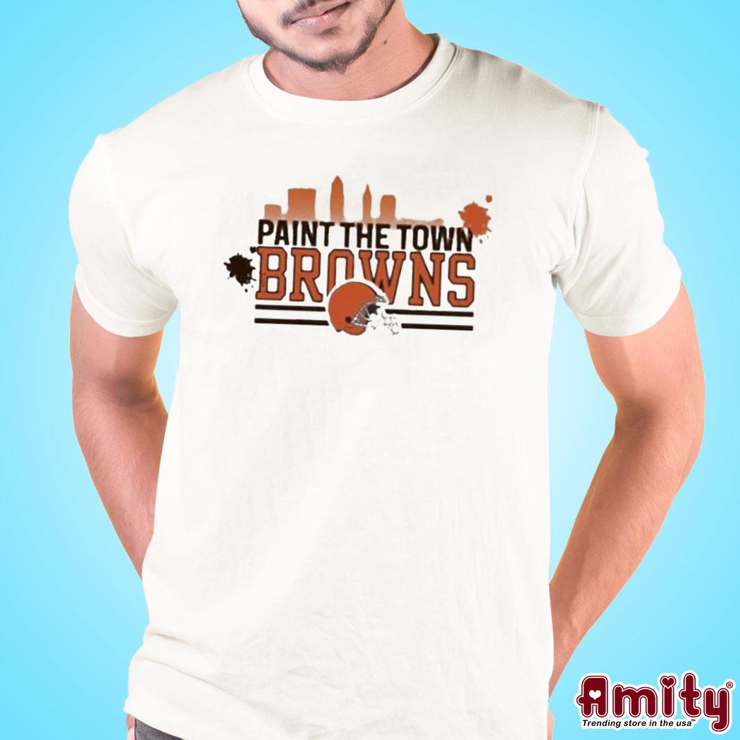 Paint The Town Browns Football Helmet City shirt - ShirtsOwl Office