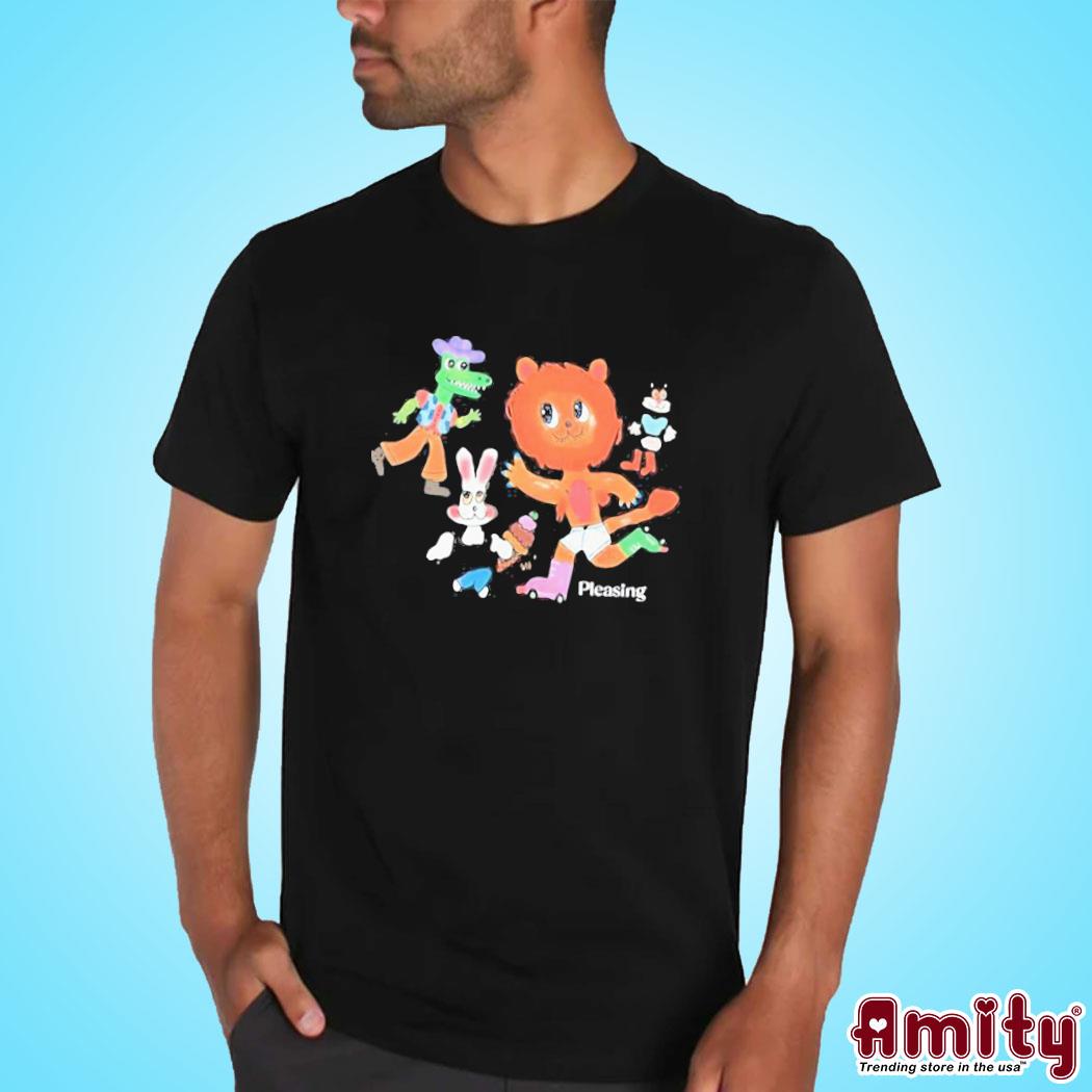 Official Pleasing the fancy friends character art design t-shirt