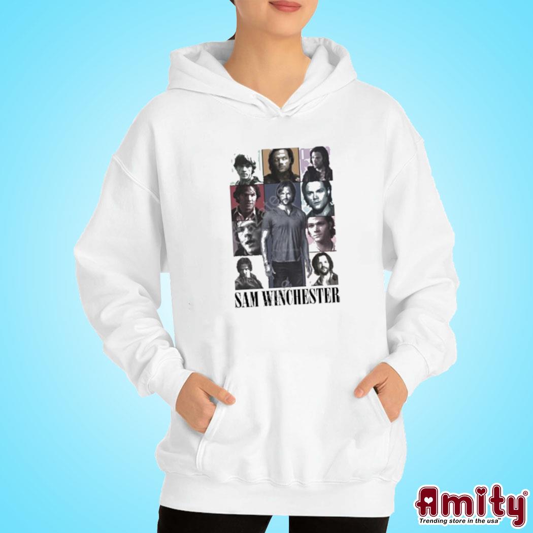 Official Sam Winchester the eras tour photo design t-s hoodie