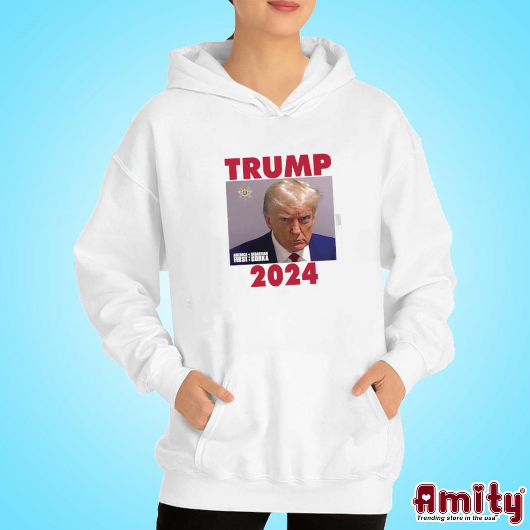 Official Sebastian gorka Trump 2024 shot photo design t-s hoodie