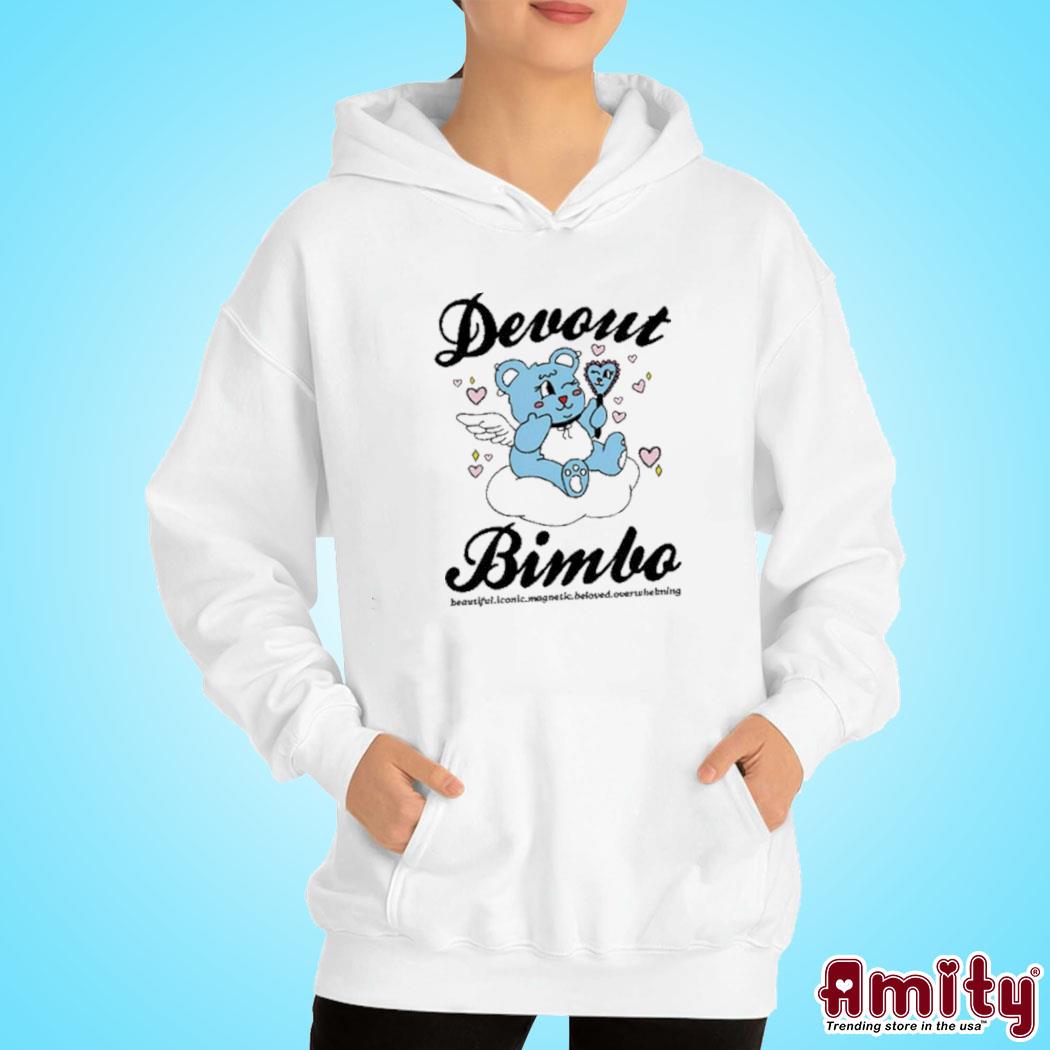 Official Smilecult devout bimbo art design t-s hoodie