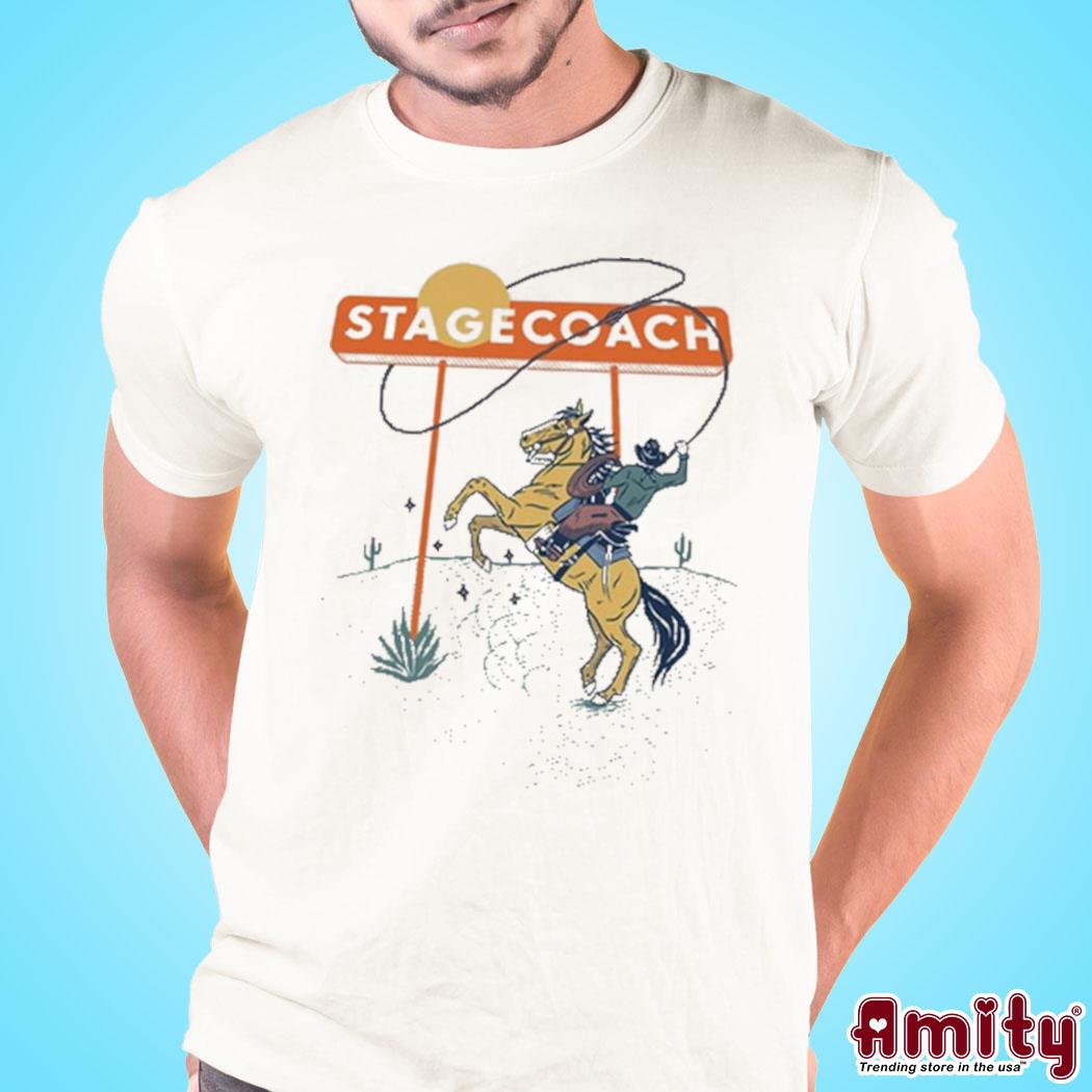 Official Stagecoach 2024 art design t-shirt