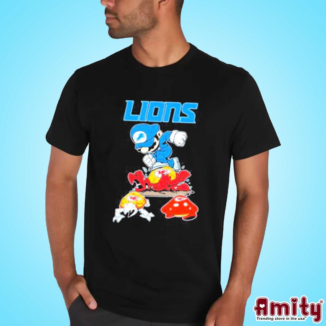 official super Mario Detroit Lions Kansas City Chiefs 2023 Shirt