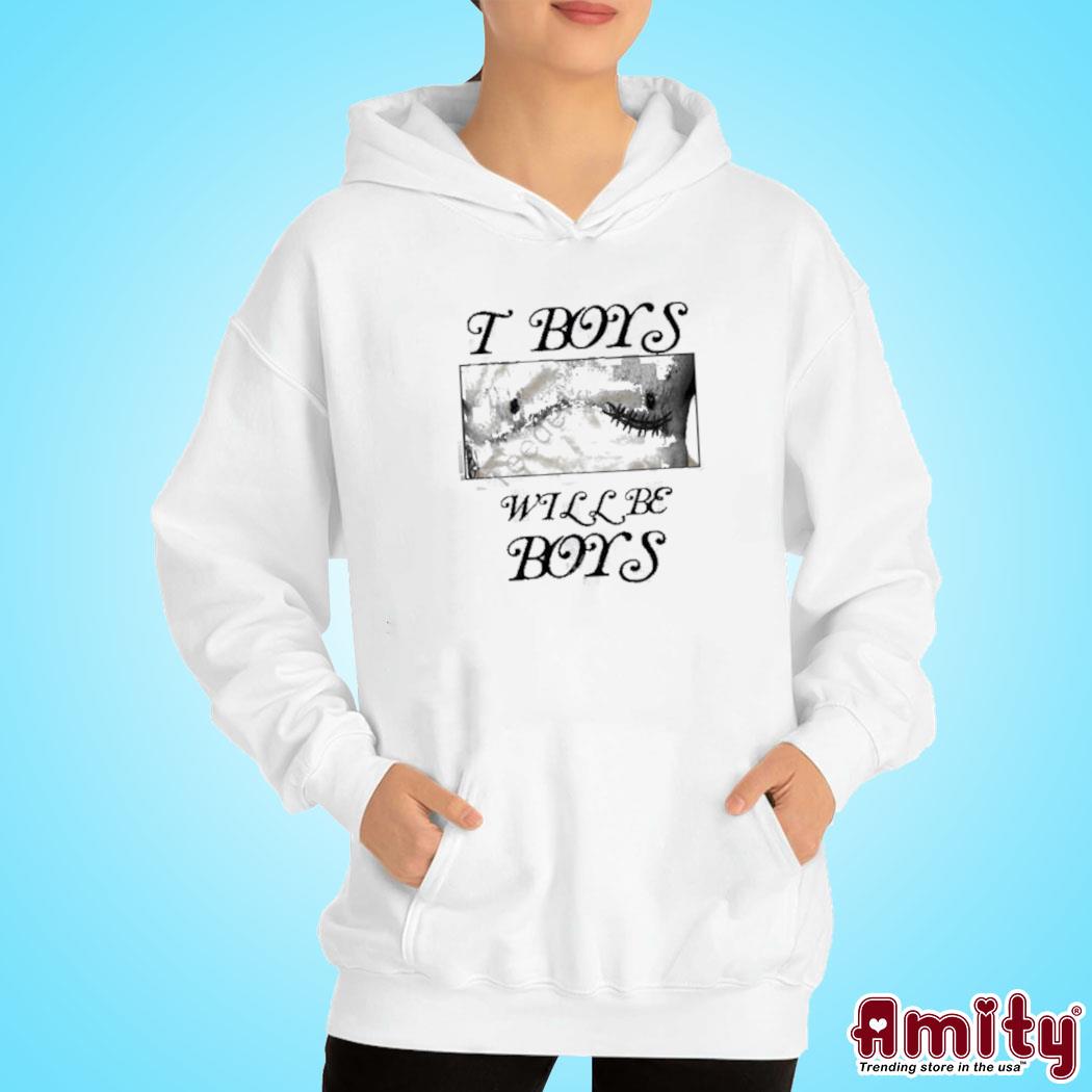 Official T boys will be boys art design t-s hoodie