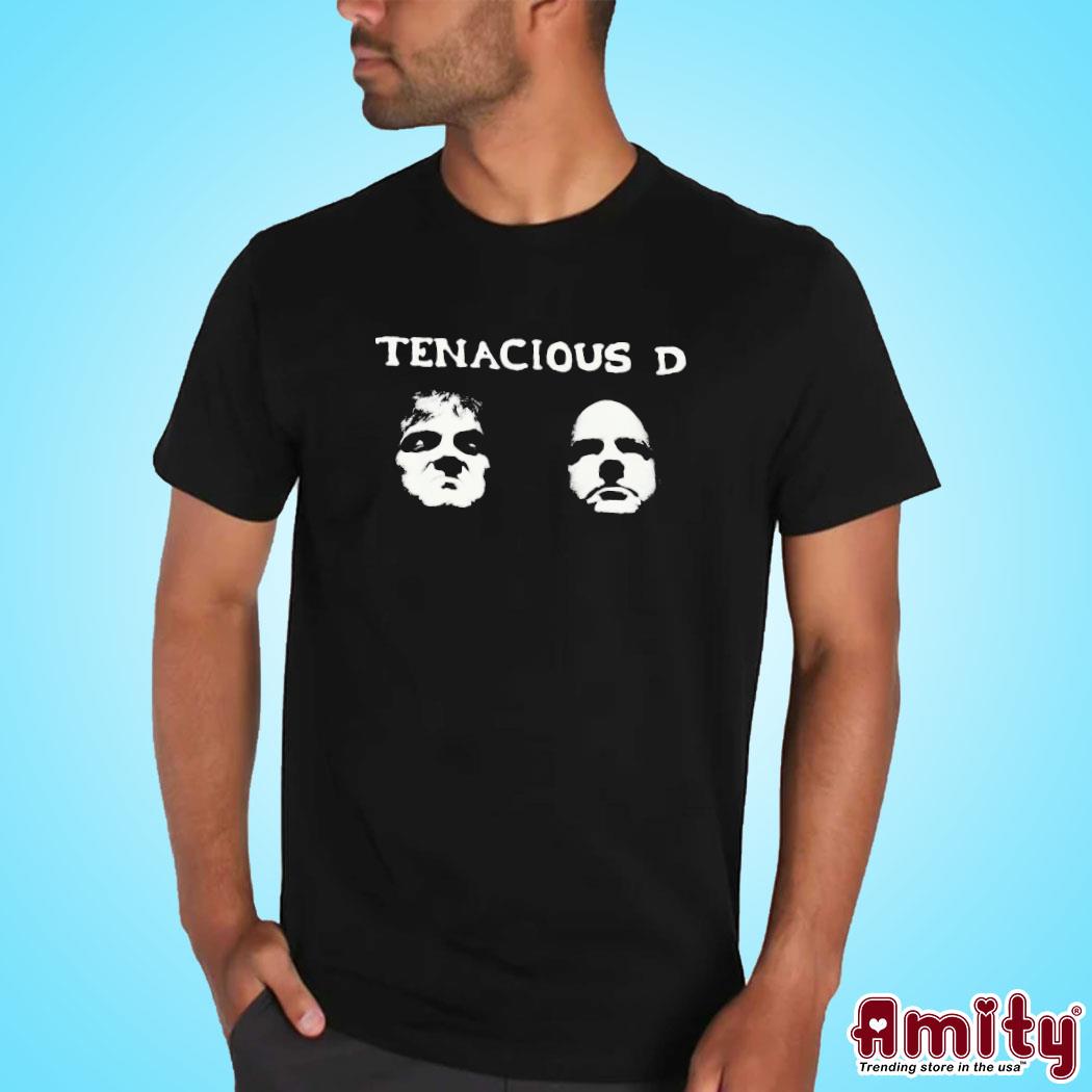 Official Tenacious d merch queenfaces photo design t-shirt