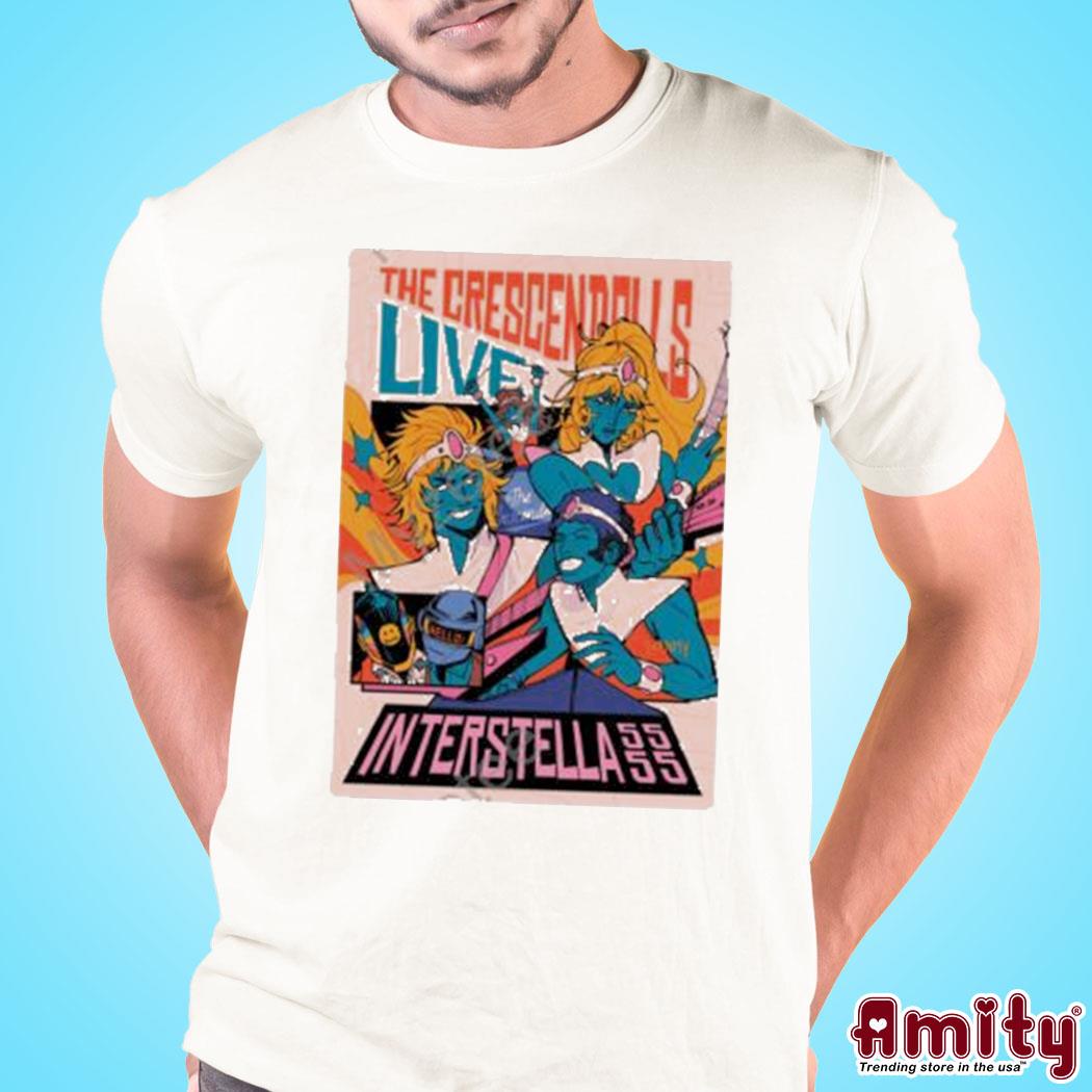 Official The crescendolls live interstella 5555 art design t-shirt