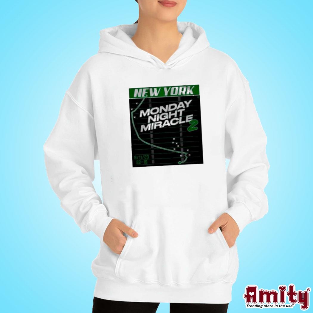 Official The monday night miracle 2 New York art design t-s hoodie