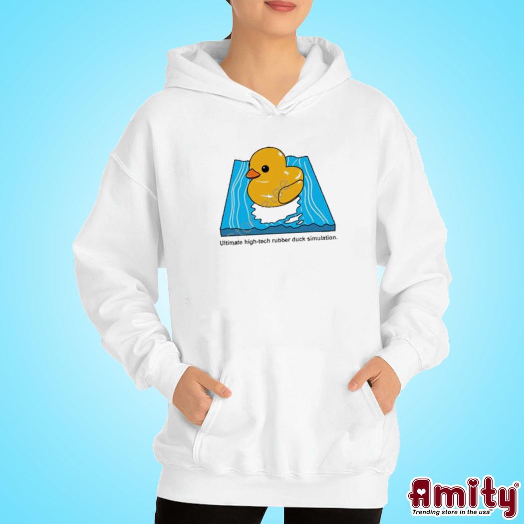 Official Turbo lento basic plastic duck ultimate high tech rubber duck simulation art design t-s hoodie