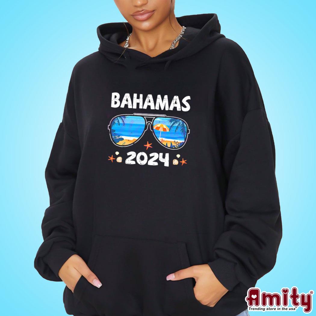 Official vintage Bahamas 2024 Bahamas Beach Shirt hoodie