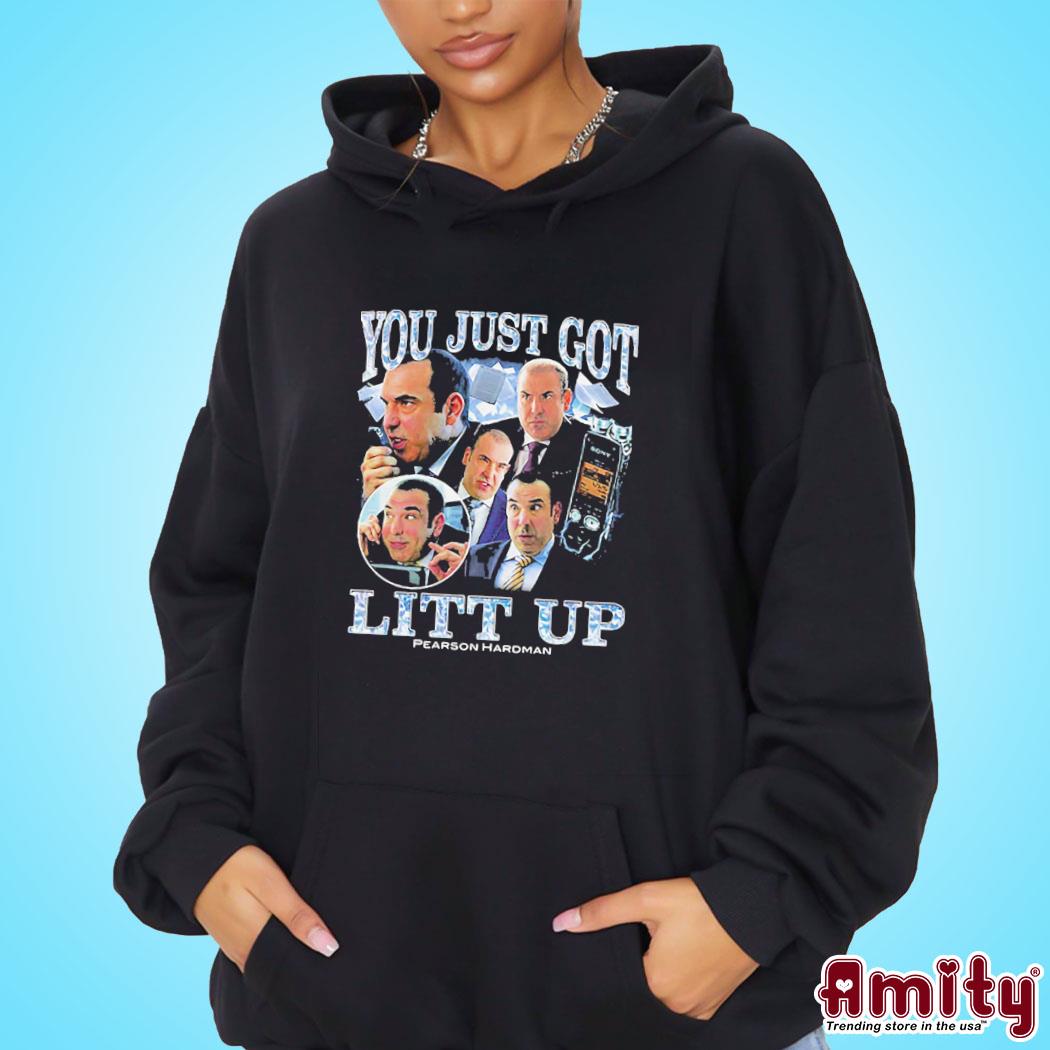 Official You just got litt up pearson hardman photo design t-s hoodie