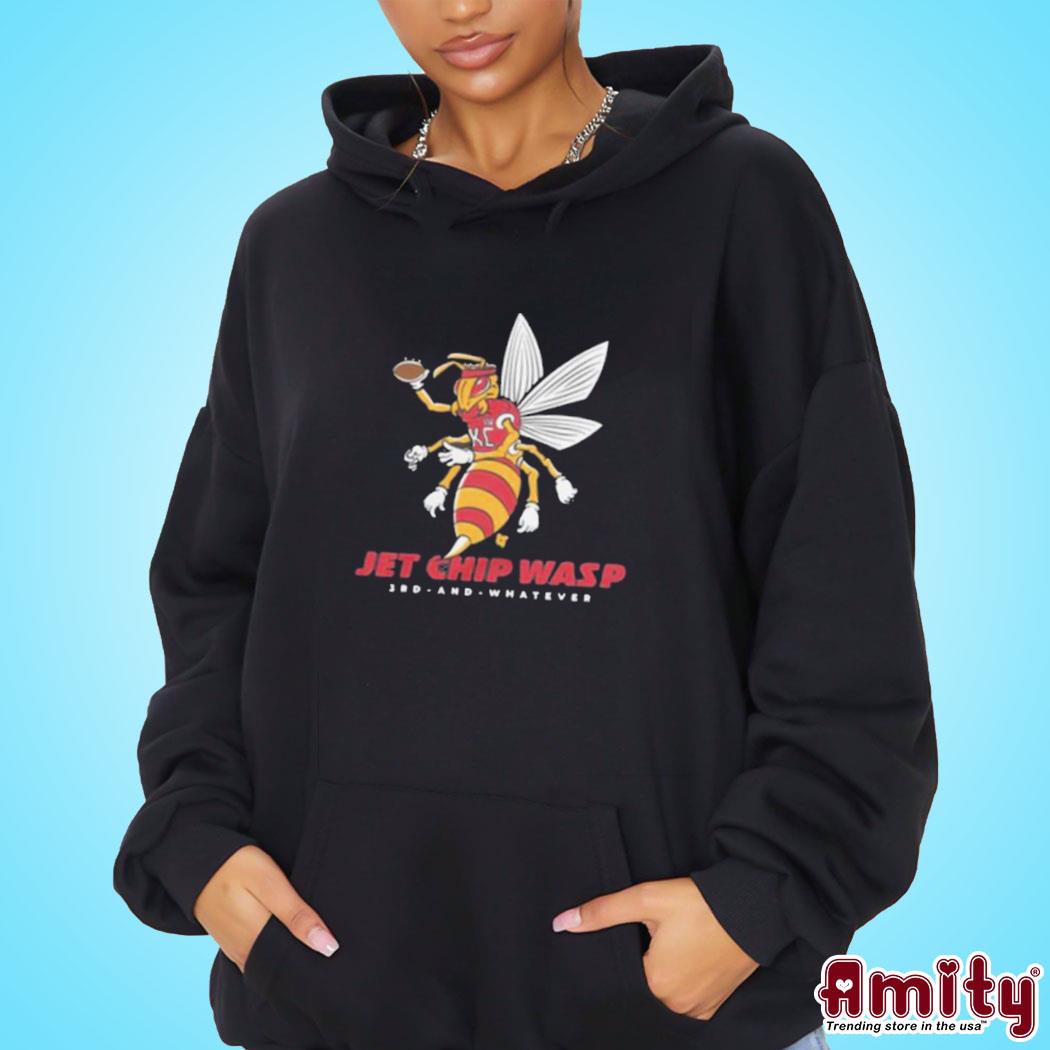 Original Jet chip wasp Kansas city Chiefs art design t-s hoodie