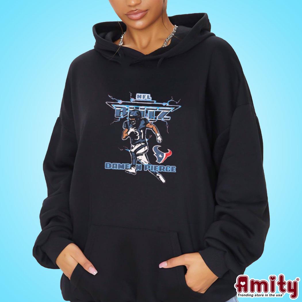 Original Nfl Blitz Houston Texans Dameon Pierce art design t-s hoodie