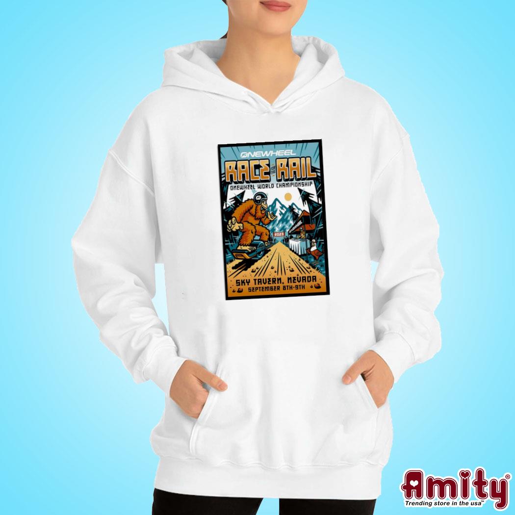 Original Race for the rail sky Tavern Nevada tour 2023 art poster design t-s hoodie