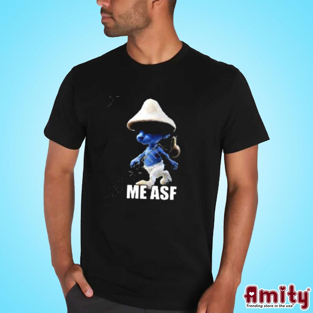 Original Smurf me asf art design t-shirt