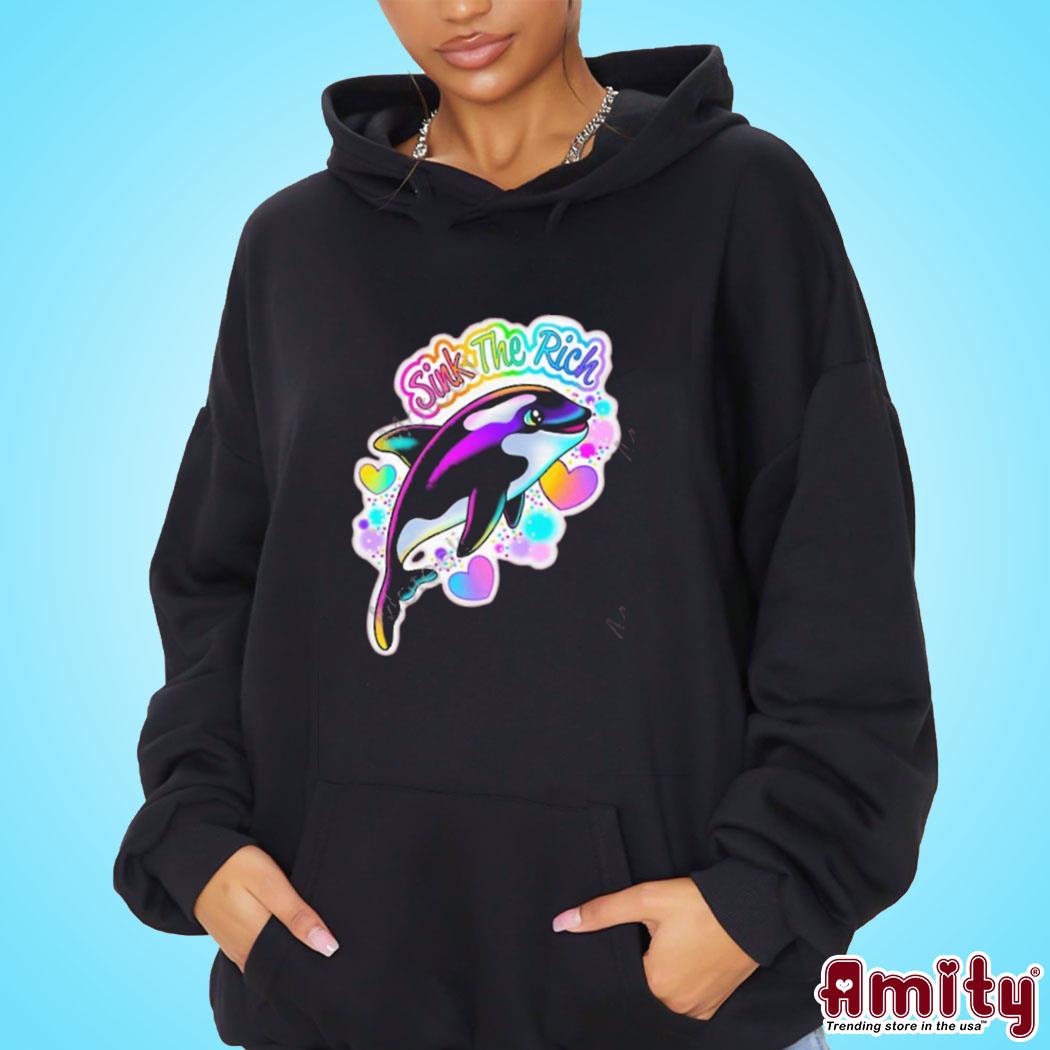 Original Theartsyalien sink the rich art design t-s hoodie