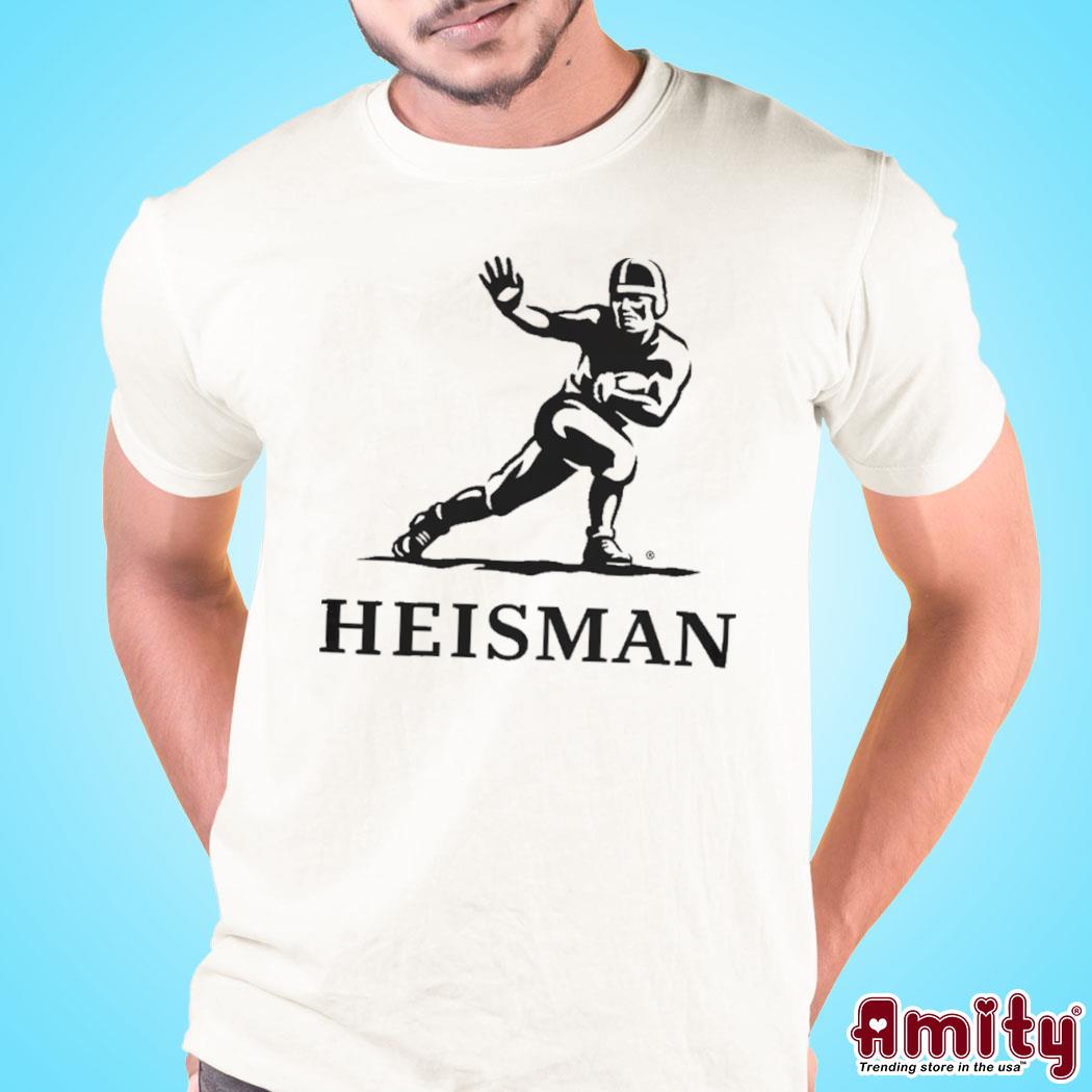 Prosphere heather gray the heisman trophy logo shirt