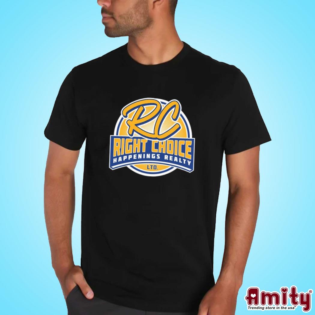 Rc Right Choice Happenings Realty Ltd Logo T-shirt