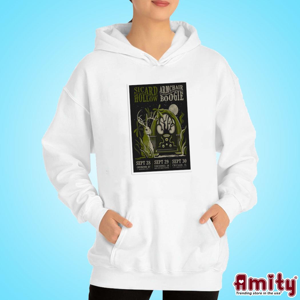 Sicard hollow 09 30 23 Chicago IL art poster design t-s hoodie