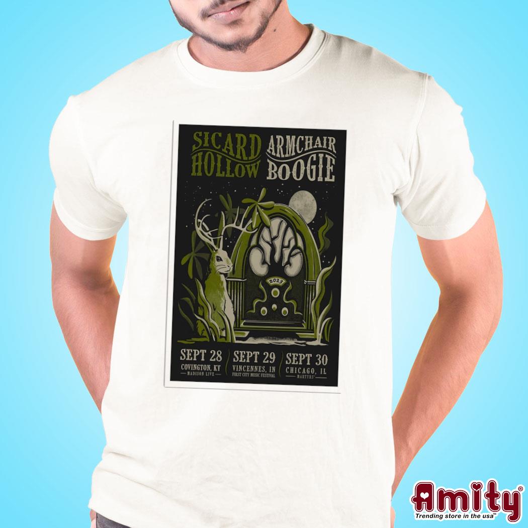 Sicard hollow 09 30 23 Chicago IL art poster design t-shirt