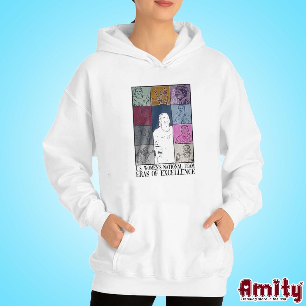 Us women national team eras of excellence art design t-s hoodie