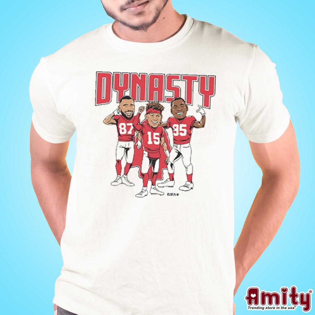 Kansas City Chiefs Dynasty Team Caricatures Shirt