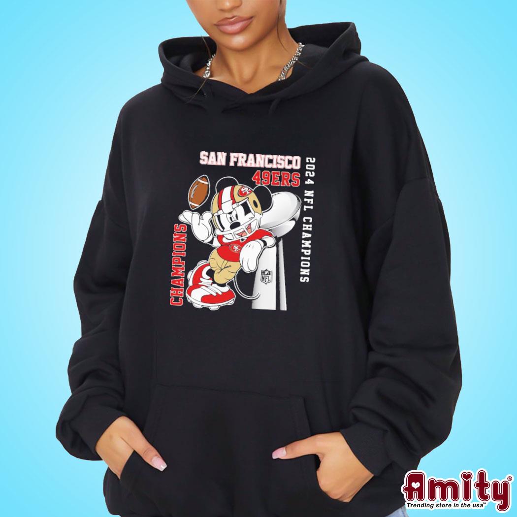 Mickey Mouse San Francisco 49ers 2024 NFC Champions Shirt hoodie