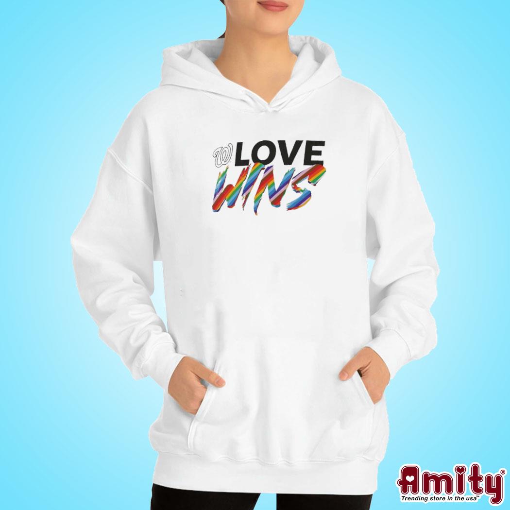 Washington Nationals Fanatics Branded Love Wins Shirt hoodie