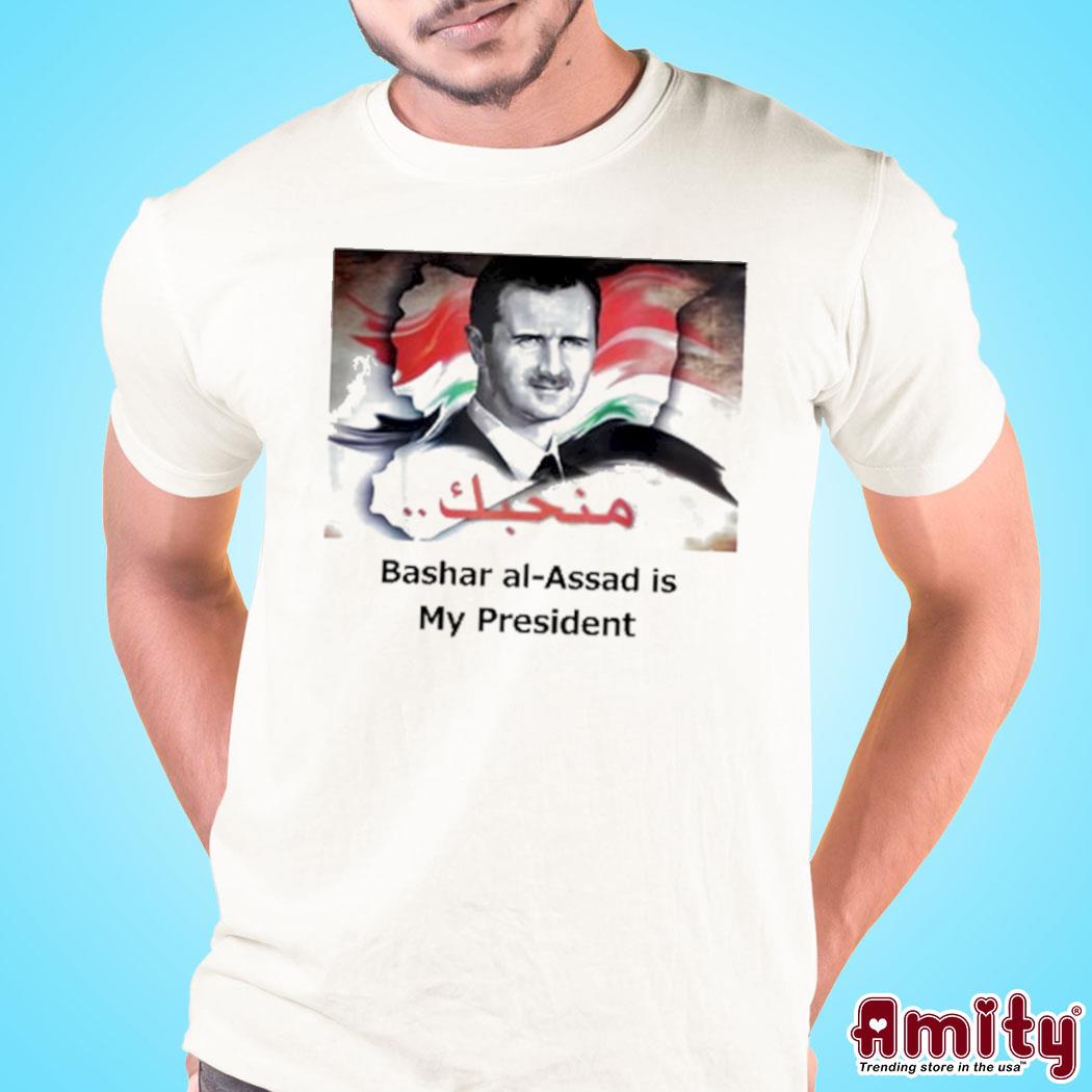 Daniel Mcadams Wearing Bashar Al-Assad Is My President Shirt
