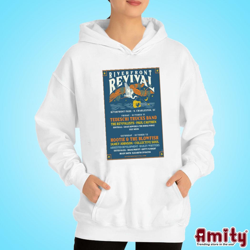 2024 Riverfront Revival Riverfront Park N Charleston SC poster t-s hoodie