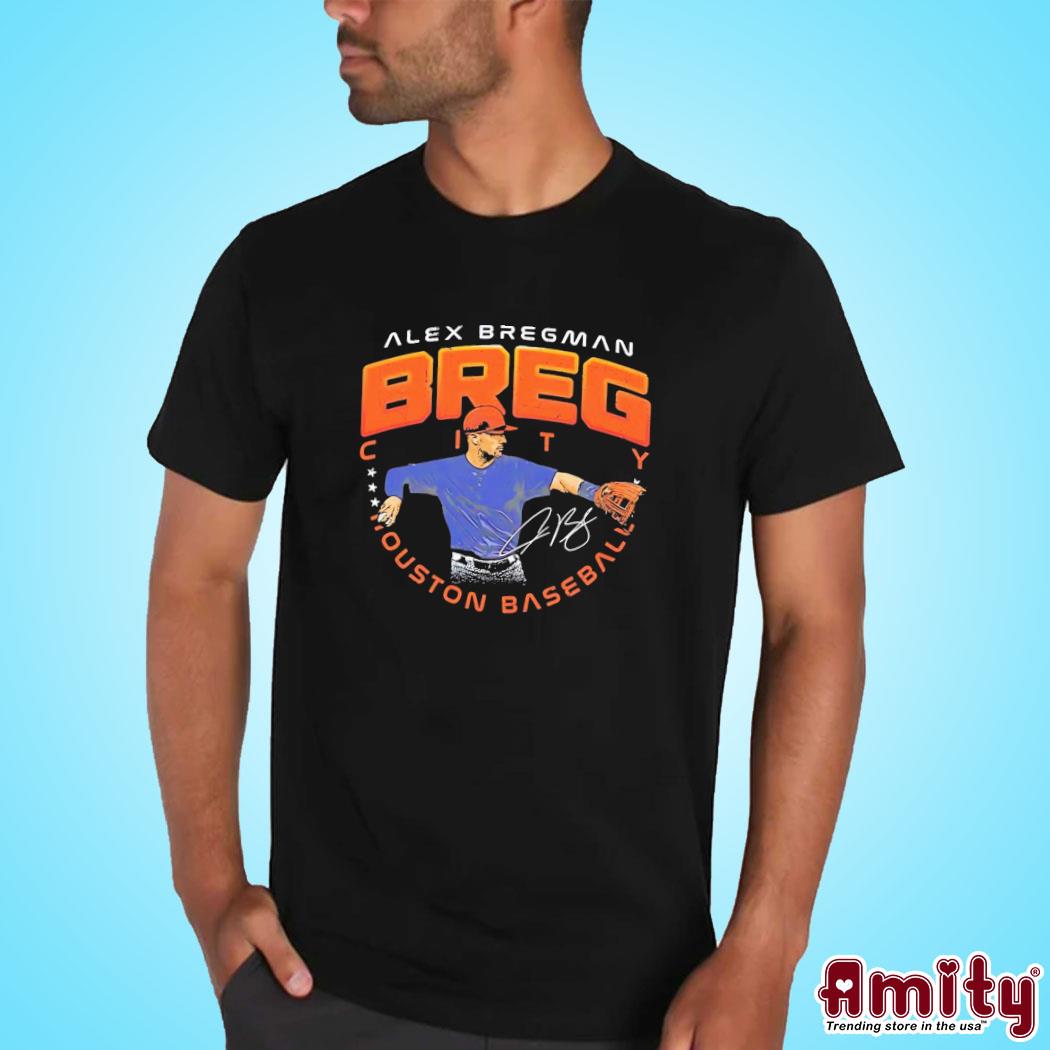 Alex Bregman Signature City Houston Astros Baseball Graphic Shirt