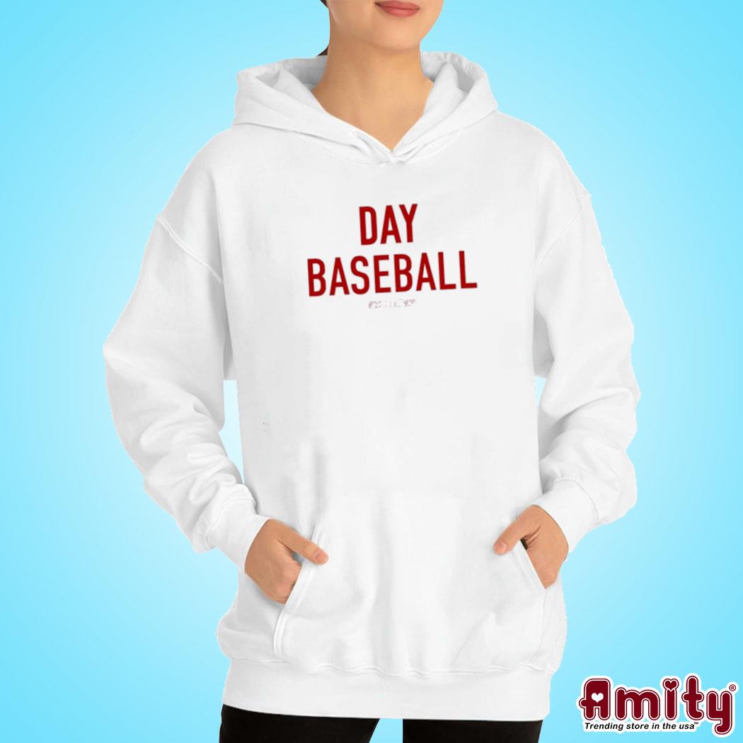 Day Baseball Nisei Lounge white and red Shirt hoodie