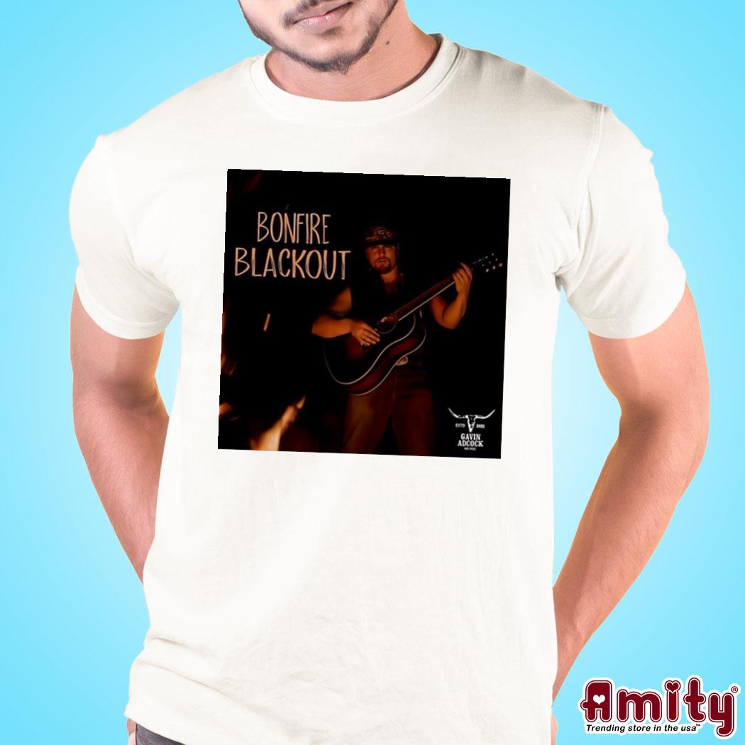 Gavin Adcock Album Bonfire Blackout photo Shirt