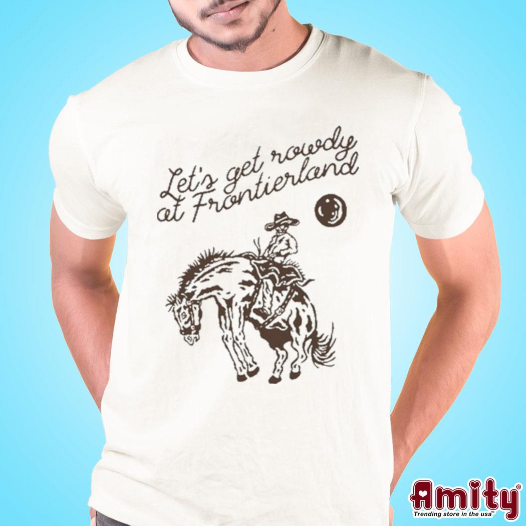 Let's get rowdy at Frontierland cowboy t-shirt