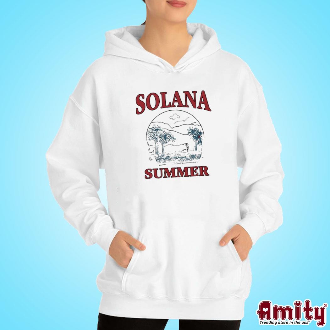 Taylor Wearing Solana Summer Shirt hoodie