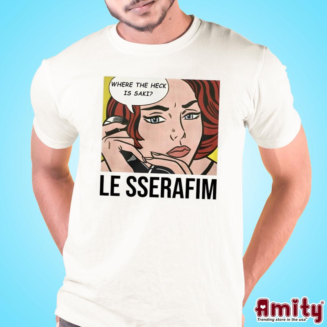 Where The Heck Is Saki Le Sserafim Shirt